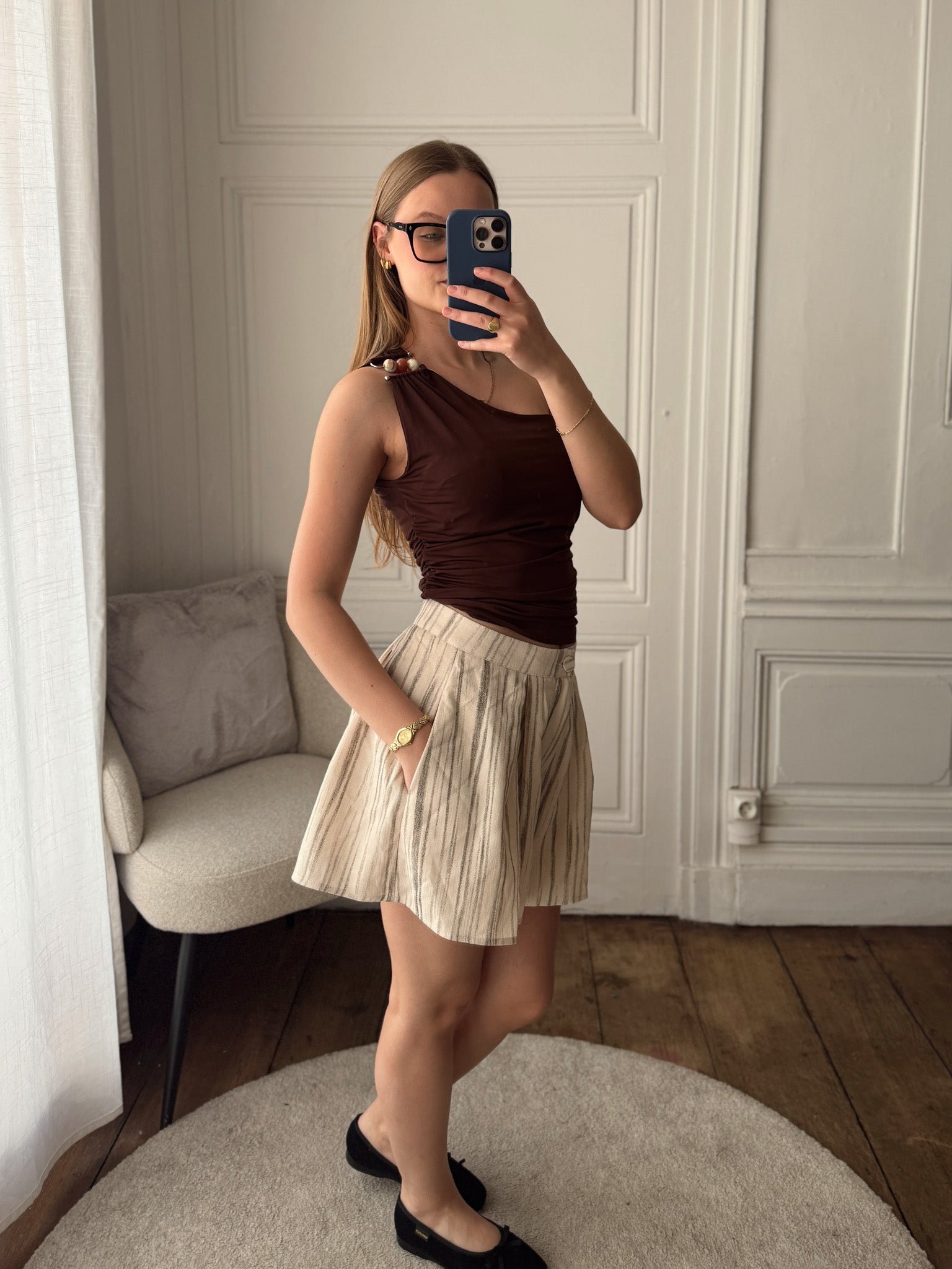 Short Ellie White - S