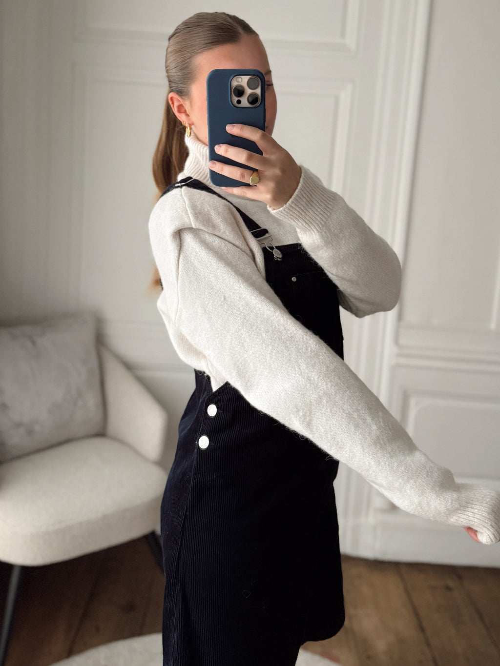 Pull à col roulé Mango - S