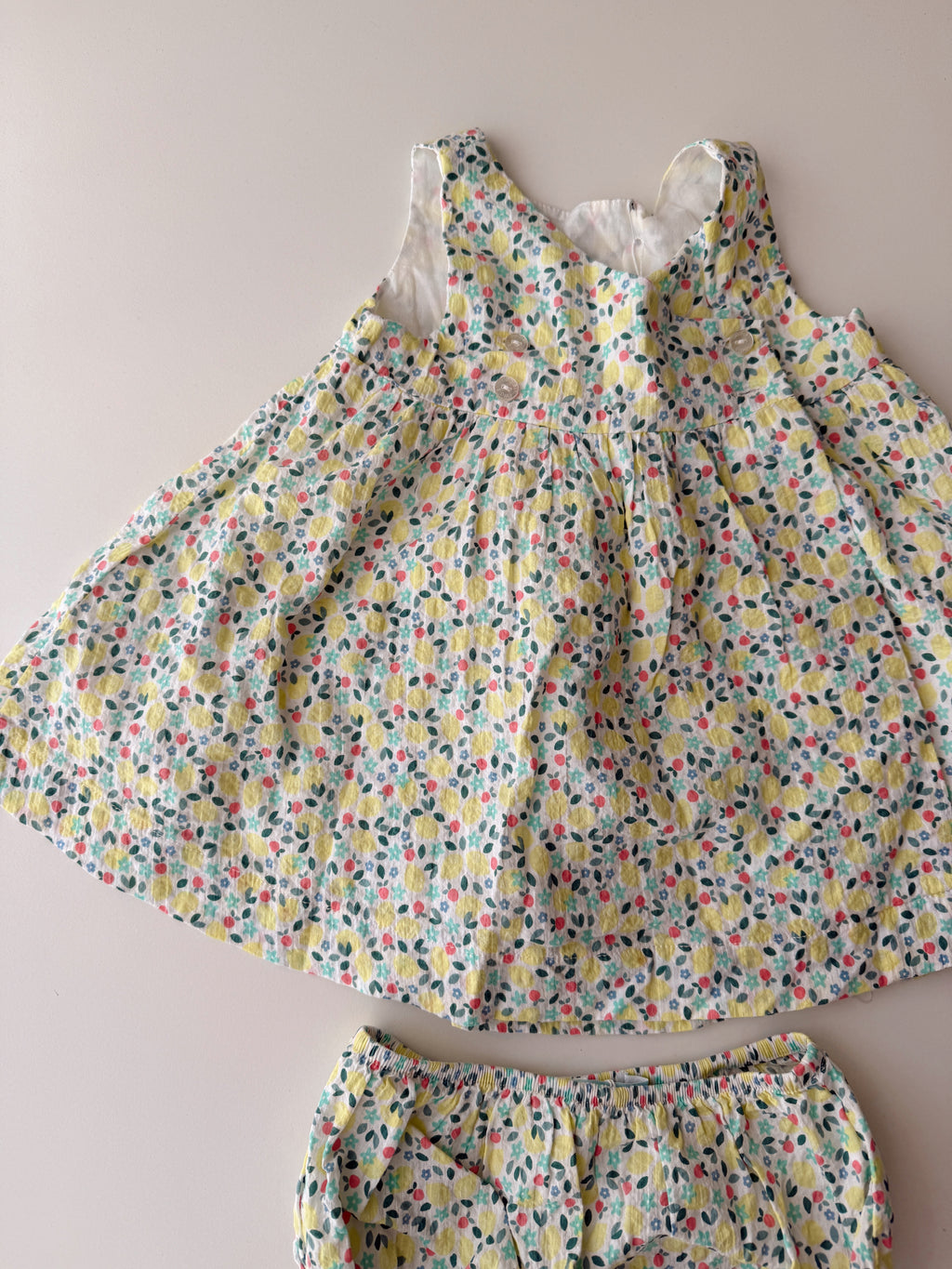 Robe Obaibi + Culotte  - 6 mois