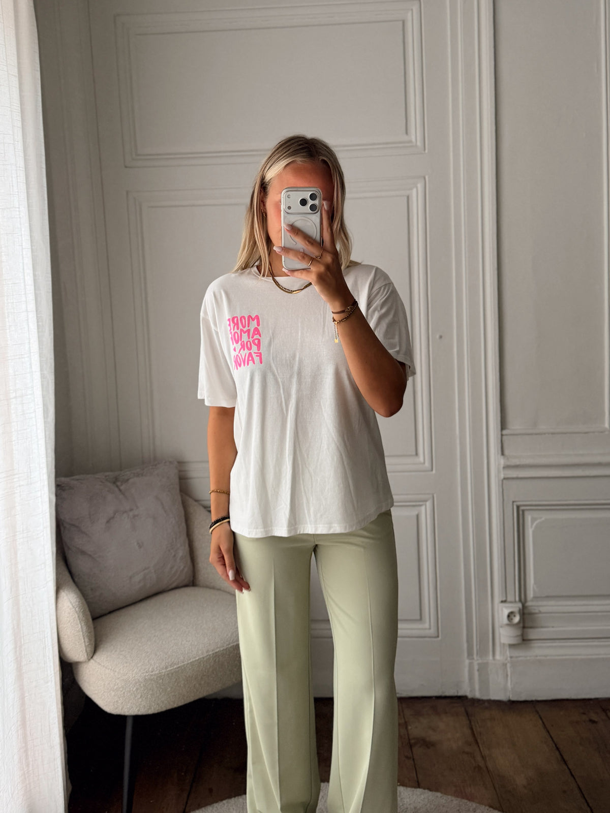 T-shirt Peace n’love - neuf - TU