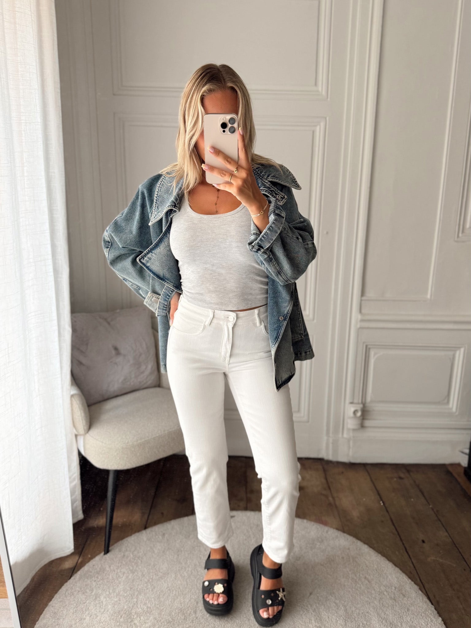 Veste en Jeans Margaux Lonngerg - 38