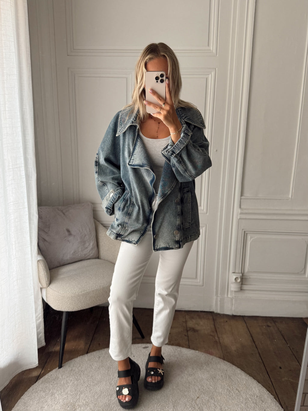 Veste en Jeans Margaux Lonngerg - 38
