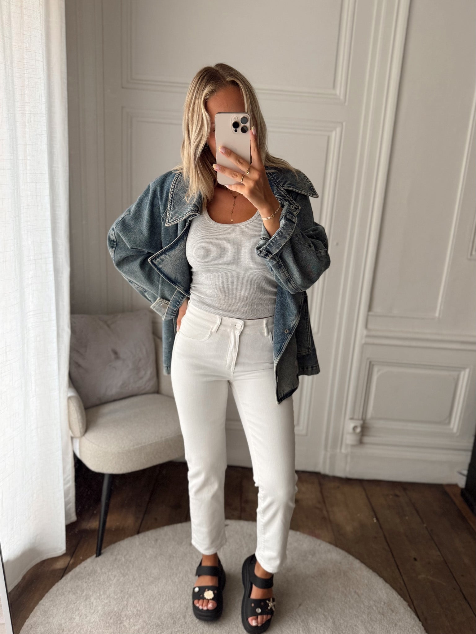 Veste en Jeans Margaux Lonngerg - 38