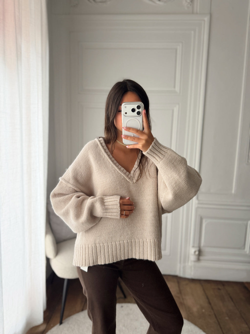 Pull Weekday - XS(taille grand) 100% laine